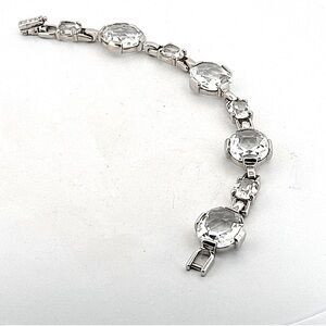 SWAROVSKI crystal silver tone bracelet